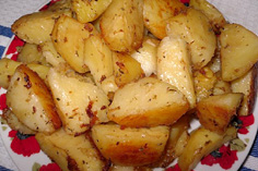 Картофель в соевом соусе