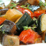 Баклажаны тушёные с овощами